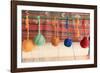 Turkey, Izmir, Selcuk, weaving loom with balls of wool or yarn.-Emily Wilson-Framed Photographic Print