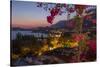 Turkey, Kas. Sunset over Kas-Emily Wilson-Stretched Canvas