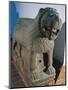 Turkey, Marash, Sculpture Representing a Lion Used to Decorate the Entrance of a Palace-null-Mounted Giclee Print