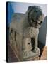 Turkey, Marash, Sculpture Representing a Lion Used to Decorate the Entrance of a Palace-null-Stretched Canvas