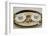 Turkey, Marmara Bursa, tray with Turkish coffee cups.-Emily Wilson-Framed Photographic Print