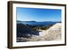 Turkey, Mediterranean Region, Turquoise Coast, Lycia, Kas, Antiphellos Ruins, Lycian Amphitheatre-Christian Kober-Framed Photographic Print