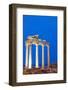 Turkey, Mediterranean Region, Turquoise Coast, Lycia, Side, 2nd Century Temple of Apollo and Athena-Christian Kober-Framed Photographic Print