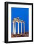 Turkey, Mediterranean Region, Turquoise Coast, Lycia, Side, 2nd Century Temple of Apollo and Athena-Christian Kober-Framed Photographic Print