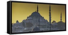 Turkey Mosque at Sunset-Art Wolfe-Framed Stretched Canvas