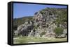 Turkey, Myra, Lycian Tombs-Samuel Magal-Framed Stretched Canvas