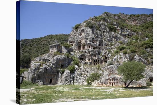 Turkey, Myra, Lycian Tombs-Samuel Magal-Stretched Canvas