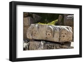 Turkey, Myra, Theater, Relief, Greek Masks-Samuel Magal-Framed Photographic Print