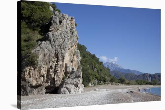 Turkey, Olympus, The Beach-Samuel Magal-Stretched Canvas