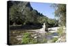 Turkey, Olympus, View of Ruins in the River-Samuel Magal-Stretched Canvas