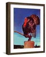 "Turkey on Hatchet,"November 1, 1941-null-Framed Giclee Print
