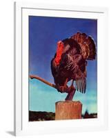 "Turkey on Hatchet,"November 1, 1941-null-Framed Giclee Print