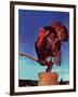 "Turkey on Hatchet,"November 1, 1941-null-Framed Giclee Print