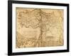 Turkey, Ottoman Empire - Panoramic Map-Lantern Press-Framed Art Print