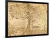 Turkey, Ottoman Empire - Panoramic Map-Lantern Press-Framed Art Print