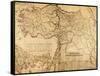 Turkey, Ottoman Empire - Panoramic Map-Lantern Press-Framed Stretched Canvas