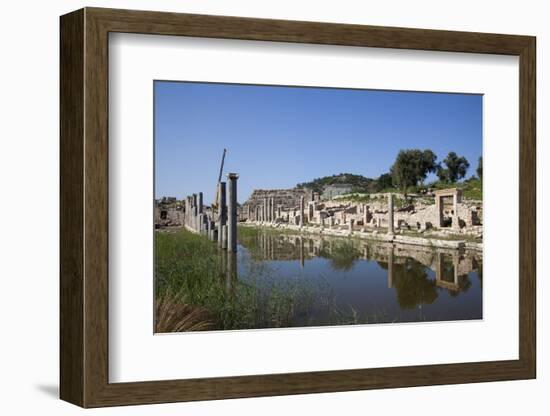 Turkey, Patara, Colonnade Street-Samuel Magal-Framed Photographic Print