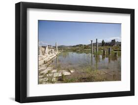 Turkey, Patara, Colonnade Street-Samuel Magal-Framed Photographic Print