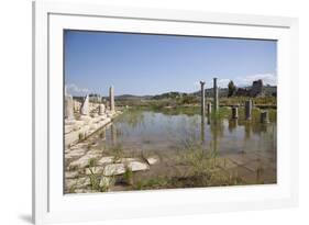 Turkey, Patara, Colonnade Street-Samuel Magal-Framed Photographic Print