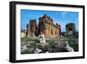 Turkey Pergamon Red Basilica, Pergamon, Turkey-null-Framed Giclee Print