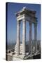 Turkey, Pergamon, Temple of Traianus-Samuel Magal-Stretched Canvas