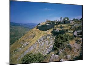 Turkey, Pergamum, Acropolis, the Theatre-null-Mounted Giclee Print