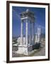 Turkey, Pergamum, Acropolis, Trajan's Temple-null-Framed Giclee Print