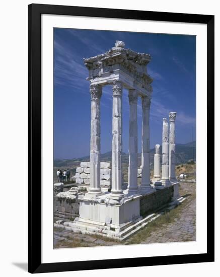 Turkey, Pergamum, Acropolis, Trajan's Temple-null-Framed Giclee Print