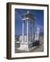 Turkey, Pergamum, Acropolis, Trajan's Temple-null-Framed Giclee Print