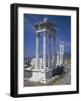 Turkey, Pergamum, Acropolis, Trajan's Temple-null-Framed Giclee Print
