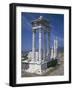 Turkey, Pergamum, Acropolis, Trajan's Temple-null-Framed Giclee Print