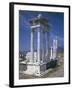 Turkey, Pergamum, Acropolis, Trajan's Temple-null-Framed Giclee Print