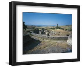 Turkey, Pergamum, Asclepion, Dating Back 4th Century B.C., and the Temple of Telesforos-null-Framed Premium Giclee Print