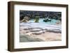 Turkey, River Menderes valley, Pamukkale. Cotton castle hot springs.-Emily Wilson-Framed Photographic Print