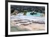 Turkey, River Menderes valley, Pamukkale. Cotton castle hot springs.-Emily Wilson-Framed Premium Photographic Print