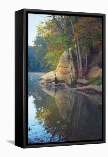 Turkey Run State Park, Indiana, USA-Anna Miller-Framed Stretched Canvas