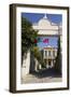 Turkey, Safranbolu. Government Building with Red Turkish Flag Flying-Emily Wilson-Framed Photographic Print