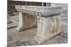 Turkey, Sardis, Synagogue, Bench-Samuel Magal-Mounted Photographic Print