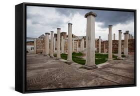 Turkey, Sardis, Synagogue, Columns-Samuel Magal-Framed Stretched Canvas