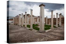 Turkey, Sardis, Synagogue, Columns-Samuel Magal-Stretched Canvas