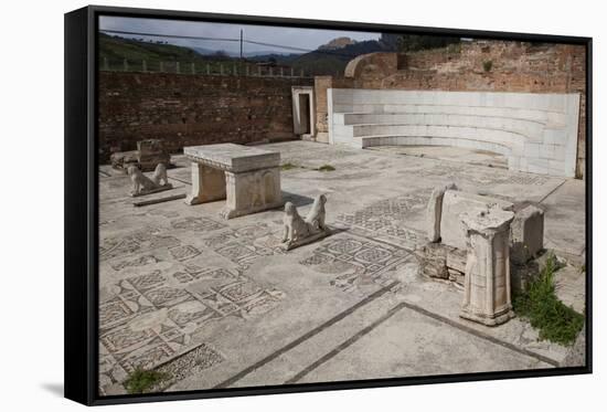 Turkey, Sardis, Synagogue, Courtyard-Samuel Magal-Framed Stretched Canvas
