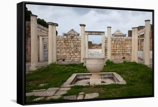 Turkey, Sardis, Synagogue, Main Entrance-Samuel Magal-Framed Stretched Canvas