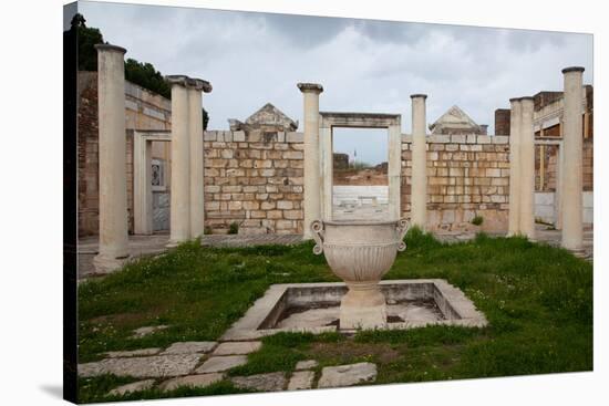 Turkey, Sardis, Synagogue, Main Entrance-Samuel Magal-Stretched Canvas