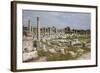 Turkey, Side, Agora, Colonnade Courtyard-Samuel Magal-Framed Photographic Print