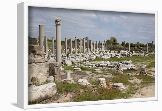 Turkey, Side, Agora, Colonnade Courtyard-Samuel Magal-Framed Photographic Print