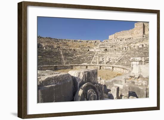 Turkey, the Ruins of Miletus, a Major Ionian Center of Trade and Learning in the Ancient World-Emily Wilson-Framed Photographic Print