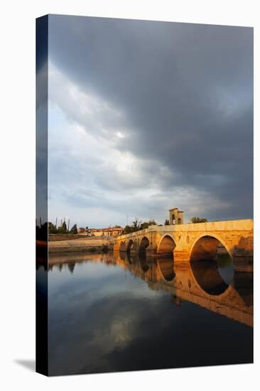 Turkey, Thrace, Edirne, Tunca Koprosu Stone Arched Bridge-Christian Kober-Stretched Canvas