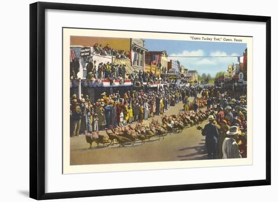 Turkey Trot, Cuero-null-Framed Art Print