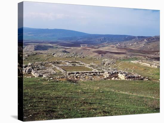 Turkey, View of Hattusa, Ancient Capital of Hittite Empire-null-Stretched Canvas