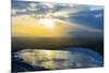 Turkey, Western Anatolia, Pamukkale, UNESCO Site, White Travertine Basins-Christian Kober-Mounted Photographic Print